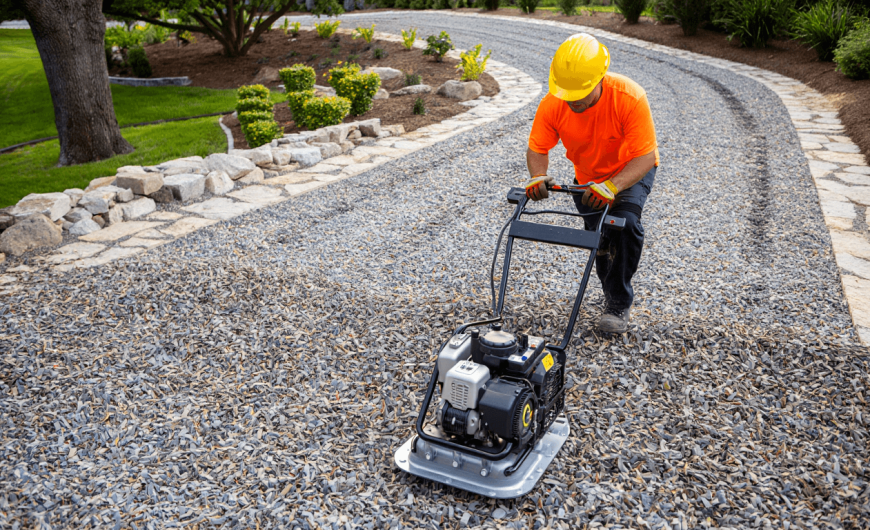 Comment damer ou compacter du gravier efficacement : guide, techniques et matériel