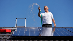 Nettoyer des panneaux solaires à l&rsquo;eau froide pendant la canicule : est-ce risqué?