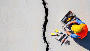 Comment réparer une fissure structurelle dans le béton étape par étape ?
