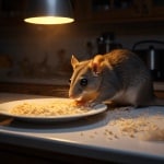 Loir dans la cuisine la nuit : que fait-il et quels risques pour la maison ?