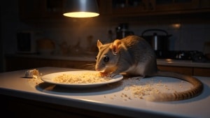 Loir dans la cuisine la nuit : que fait-il et quels risques pour la maison ?
