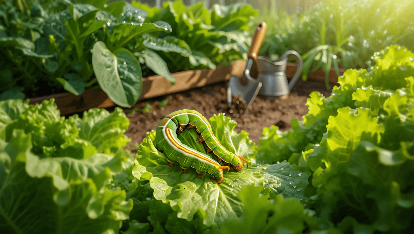 Identifier et éliminer naturellement les chenilles vertes du jardin